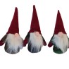 GNOME TISSU ASSORTI 21CM les 12P