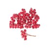 BAIE ROUGE GIVREE BOUQUET 10CM les 120P