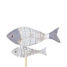 POISSON BLEU SUR PIQUE les 24P