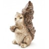 ECUREUIL BRUN+NOISETTE DEBOUT H14CM les 4P
