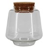 VERRE TERRARIUM+BOUCHON 007 H13CM