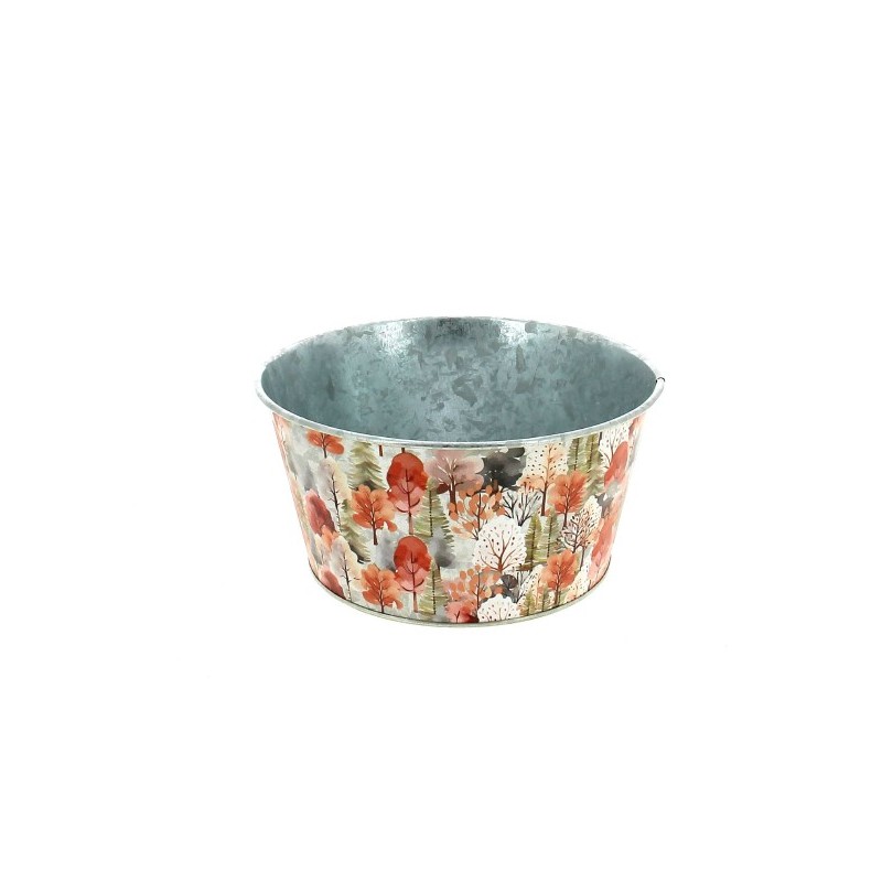 ZINC-COUPE FORET AUTOMNE 019.5 H10CM les 8P