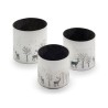 ZINC C.POT CERF BLANC 014 à 018 SET 3P