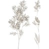 BRANCHE DE FEUILLE platine 75CCM les 9P