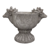 VASE CIMENT+CERF 29x17.5 H21.5CM à la pièce
