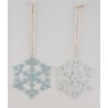 FLOCON DE NEIGE A SUSPENDRE 20CM les 4P