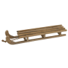 LUGE BOIS AVEC CORDE GM 58.5CM à la pièce