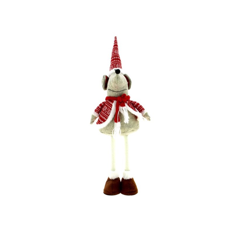 SOURIS NOEL EXTENSIBLE H75CM à la pièce