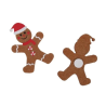 STICKERS NOEL PAIN D'EPICE a coller les 12P