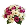 BOUQUET ROSE LILY 36 fleurs H46CM les 3P