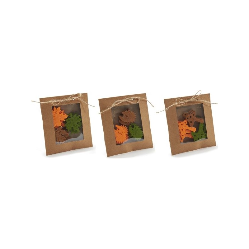 DECO FEUTRINE AUTOMNE ASSORT.les 3P