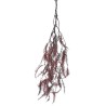 FEUILLE MINI FERN ROUGE 99CM A SUSP.à la pièce