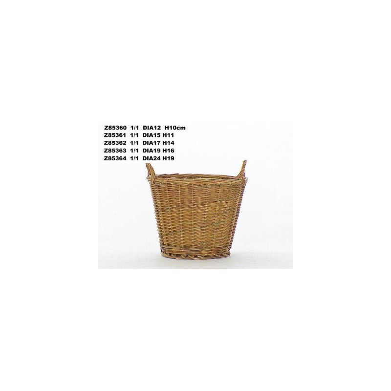 POT OSIER BRUT TU 017 H14CM