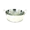 ZINC-BASSINE naturel 020 H7.5 AVEC ANSE  à la pièce