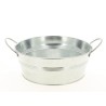 ZINC-BASSINE naturel 015 H8CM AVEC ANSE à la pièce