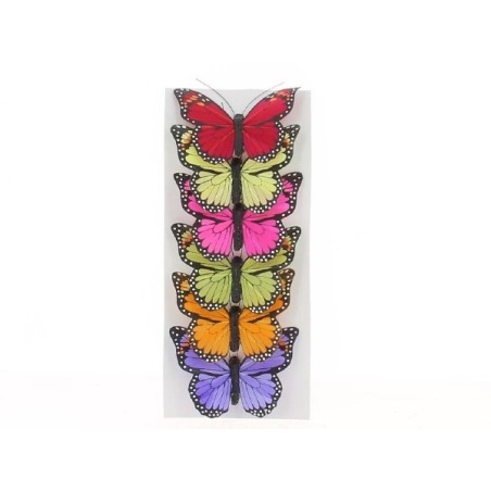 PAPILLON Diam.09.5CM BOITE 12P