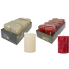 BOUGIE COULEUR RUSTIQUE 60x80  /8P