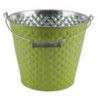 ZINC-SEAU LOSANGE COULEUR 012 H10CM /1P