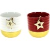 C.POT ETOILE FOND OR 013 H12CM les 6P