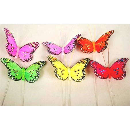 PAPILLON Diam.08CM BOITE 12P