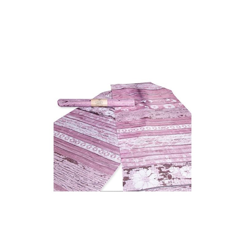 ROULEAU TISSU IMPRIME FLEUR 46CM X 250CM
