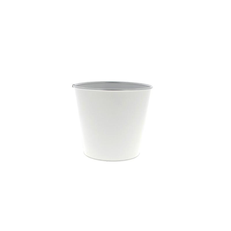 ZINC-C.POT BORD ALU 017.5 H15.5CM à la couleur