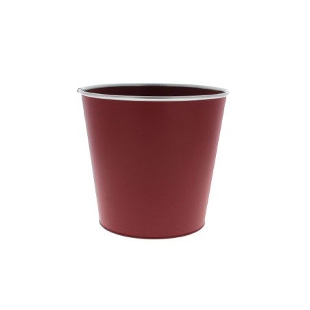 ZINC-C.POT BORD ALU 013 H12.5CM à la couleur