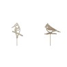 OISEAU BOIS NATURE 8.5CM les 12 PIQUES
