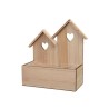 CABANE BOIS 24X12 H28CM la pièce