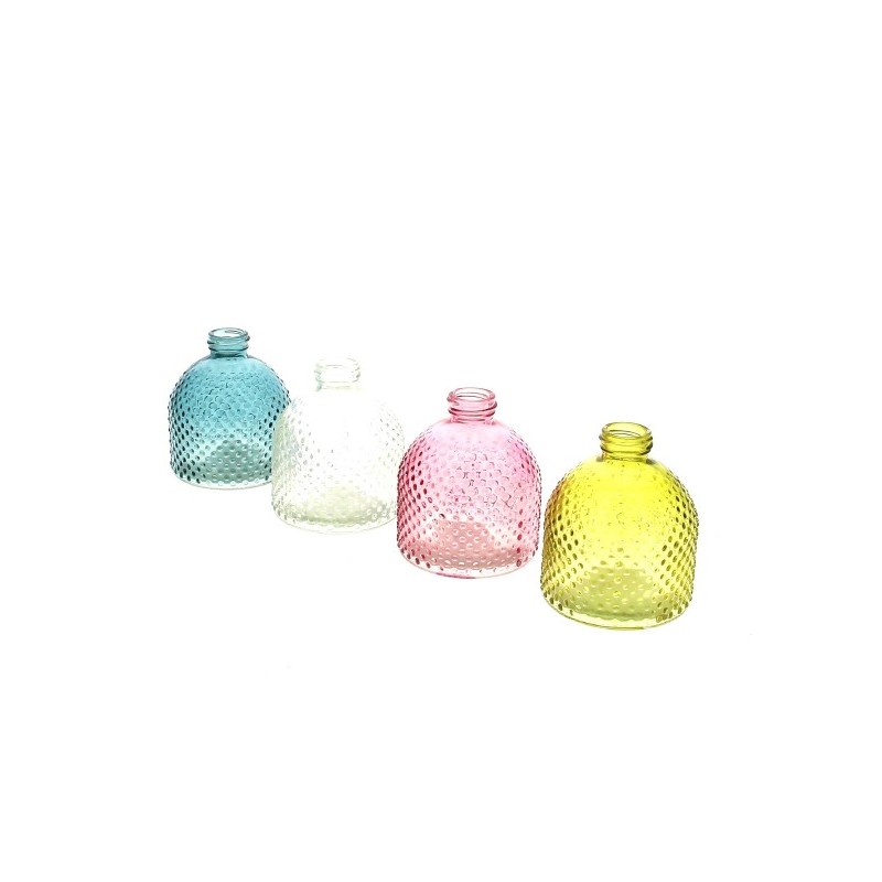 VERRE BOUTEILLE ALVEOLE H09CM les 8P