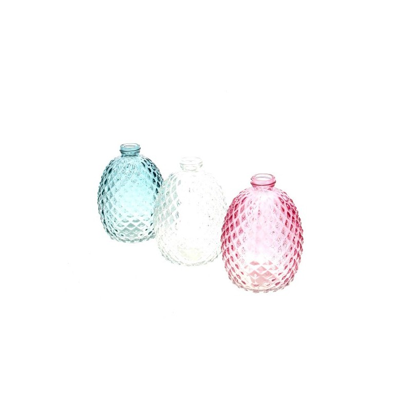 VERRE BOULE ALVEOLE H11.5CM les 8P