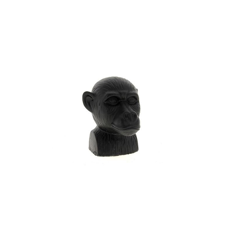 STATUE SINGE NOIR TETE H19CM /1P