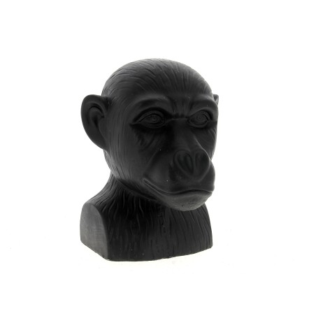 STATUE SINGE NOIR TETE H27.5CM /1P