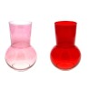 VERRE VASE FOND ROND couleur 012 H17CM les 6P