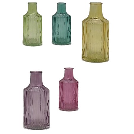 VERRE BOUTEILLE STRIEE 06 H12.5CM les 10P