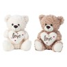 OURS ASSIS AVEC COEUR "love" H25CM Ass.2P