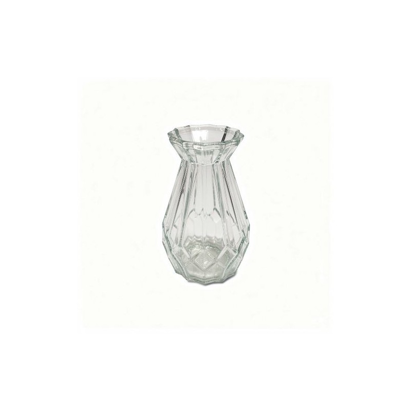 VERRE VASE transp. 07 H11CM les 12P