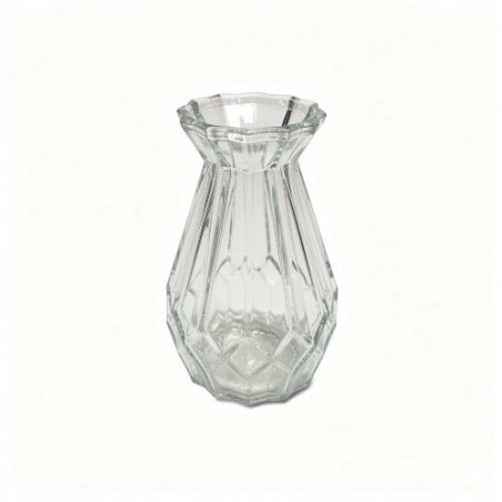VERRE VASE transp. 07 H11CM les 12P