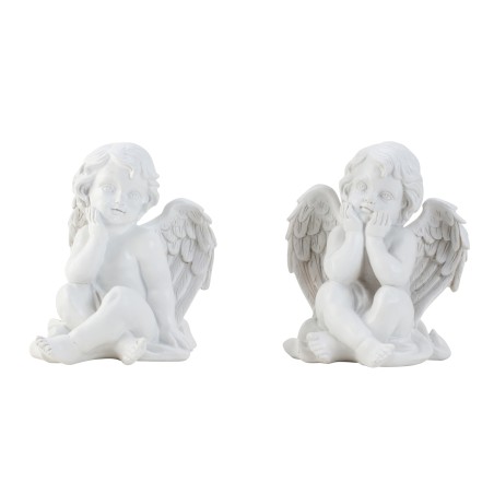 ANGE BLANC ASSIS H17.5CM les 4P