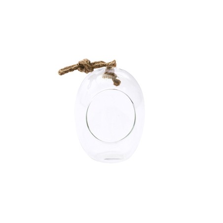 VERRE OVALE OUVERT A SUSP. 010 H15CM les 6P