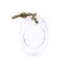 VERRE OVALE OUVERT A SUSP. 010 H15CM les 6P
