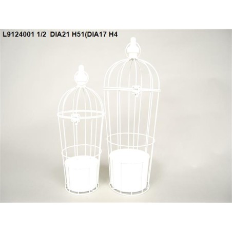 CAGE BLANCHE VIELLIE SET 2P