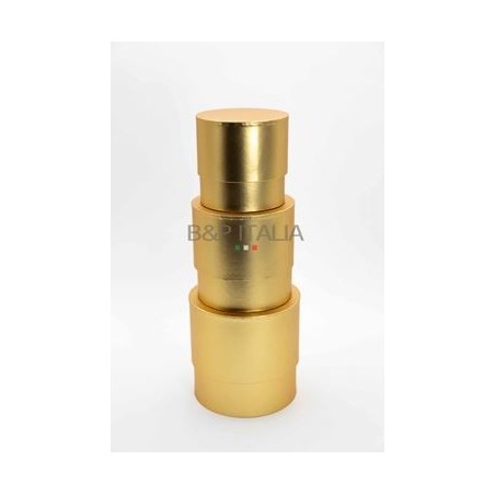 BOITE A CHAPEAU OR H16 à 12CM SET 3P