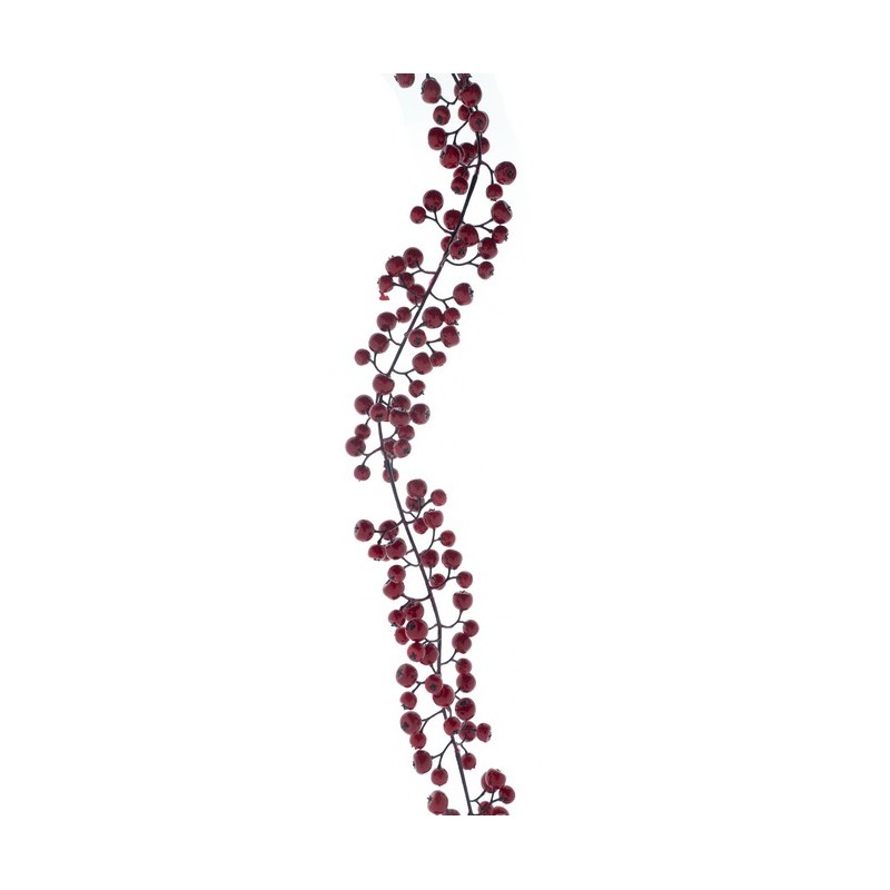 GUIRLANDE DE BAIE ROUGE 160CM 