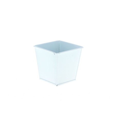 ZINC-POT CARRE BLANC 8x8 /1P