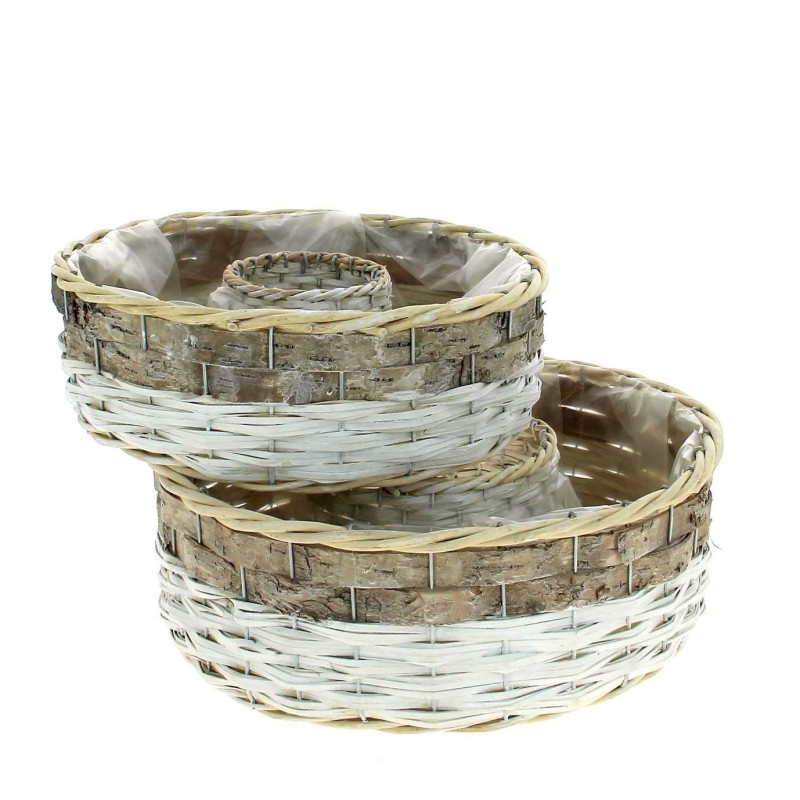 COUPE OSIER GRIS/BLANC Ø30 à 35 SET 2