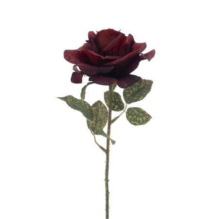 FLEUR ROSE BRANDY H50CM à la tige