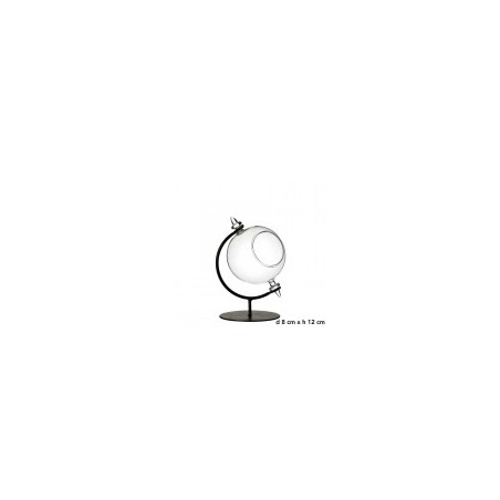 VERRE BOULE avec SUP.FER 08 H12CM /1P