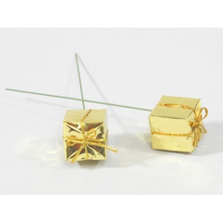 PAQUETS CADEAUX BRILLANTS 2.5CM les  60P