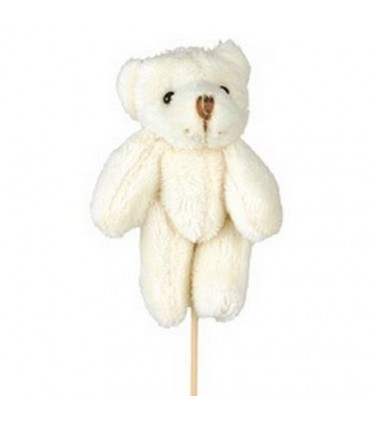OURS EN PELUCHE BEIGE PIQUE H50CM/25P